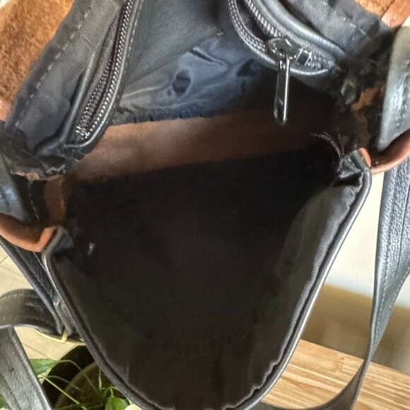 Vintage Handmade Black Brown Genuine Semi Precious Stone Shoulder Crossbody Bag - Picture 14 of 15